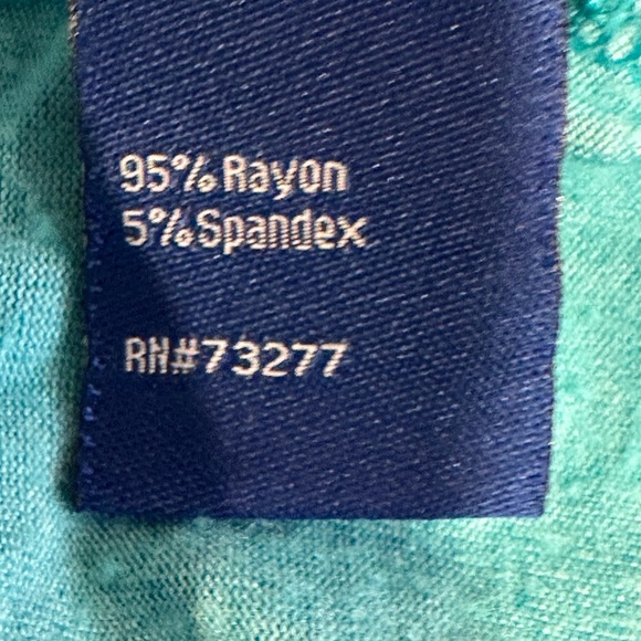 APT.9 Women’s Small Blue Floral Twist Front‎ Blouse Top Short Sleeve Keyhole Tee - Picture 6 of 9